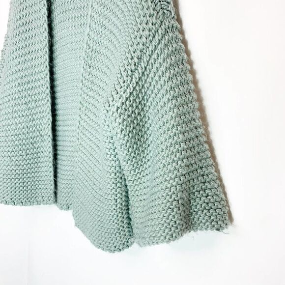 Do Everything In Love Womens Blue Chunky Knit Cardigan Sweater One Size - Picture 3 of 6